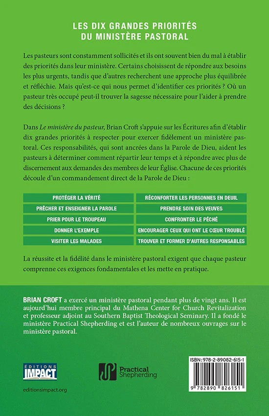 Le ministère du pasteur