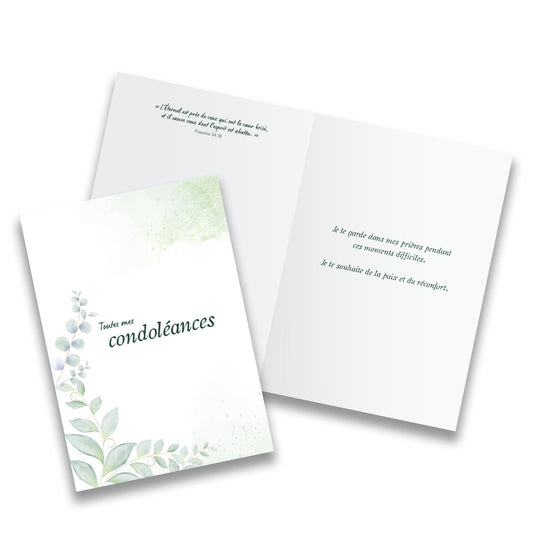 Carte de condoléances